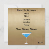 Cocktail Party Invitation by SRF Kaart (Achterkant)