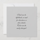 Cocktail Party Invitation Kaart (Achterkant)