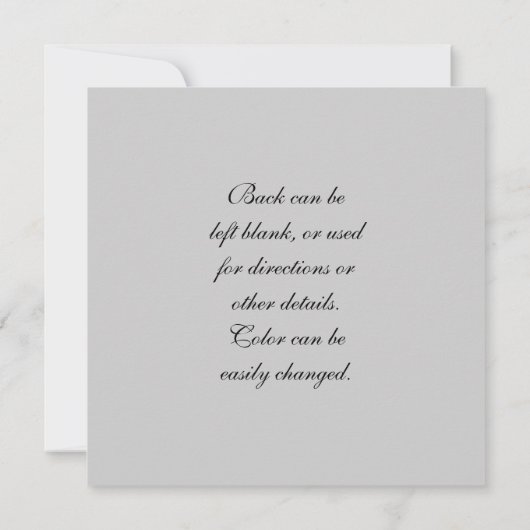 Cocktail Party Invitation Kaart (Achterkant)