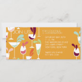 Cocktail Party Invitation Kaart (Voorkant)