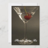 Cocktail Party Invitation Kaart (Voorkant)