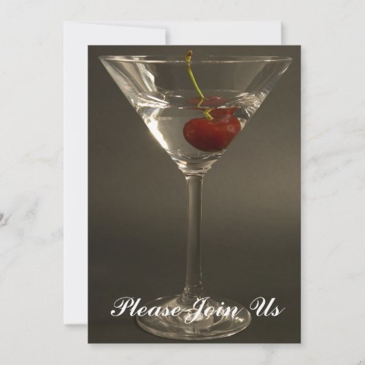 Cocktail Party Invitation Kaart (Voorkant)