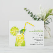 Cocktail Party Invitation Kaart (Staand voorkant)