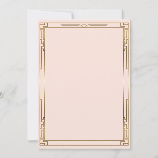 Cocktail Party Invitation Kaart (Achterkant)