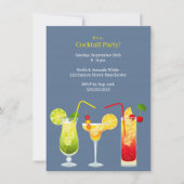 Cocktail Party Invitation Kaart (Voorkant)