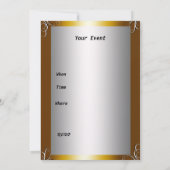 Cocktail Party Invitation kosmopolitan Kaart (Achterkant)