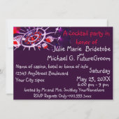Cocktail Party Invitations Casino Gambling Thema Kaart (Voorkant)