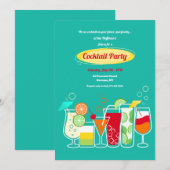 Cocktail Party Kaart (Voorkant / Achterkant)