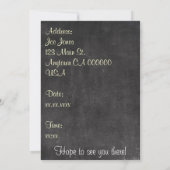 Cocktail Party Kaart (Achterkant)