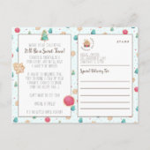 Cocktail Party Kerst Cookies Budget Uitnodiging (Achterkant)