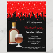 Cocktail party * kies achtergrondkleur flyer (Voorkant)