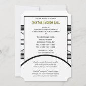 Cocktail Party Large Invitations Kaart (Achterkant)