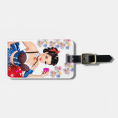 Cocktail Party Meisje Thunder_Cove Bagagelabel (Voorkant horizontaal)