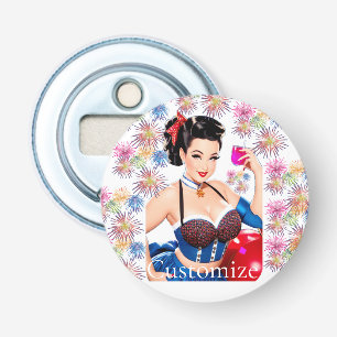 Cocktail Party Meisje Thunder_Cove Button Flesopener