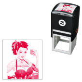 Cocktail Party Meisje Thunder_Cove Zelfinktende Stempel (In situ)