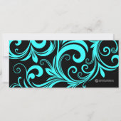 Cocktail Party nodigt uit Kaart (Achterkant)