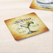 Cocktail Party Onderzetter Collectie - Kamikaze (Schuin)