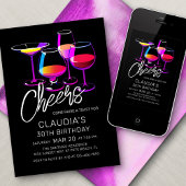 Cocktail Party Proost Uitnodiging voor verjaardag