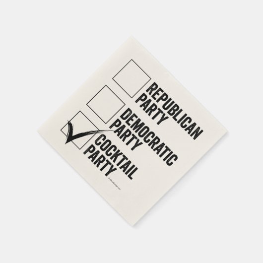 Cocktail Party Servet (Hoek)