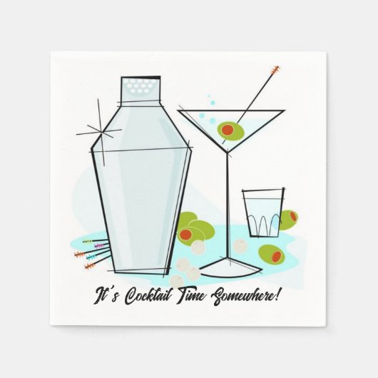 Cocktail Party servetten (Voorkant)