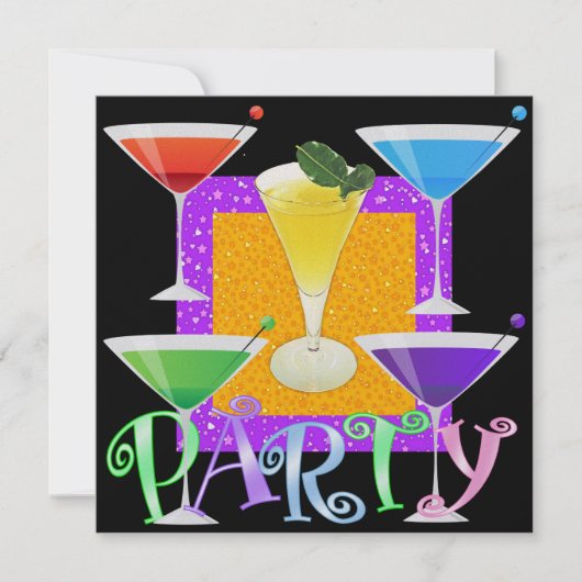 Cocktail PARTY - SRF Kaart (Voorkant)