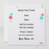 Cocktail PARTY - SRF Kaart (Achterkant)