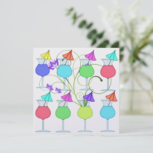 Cocktail PARTY - SRF Kaart (Staand voorkant)