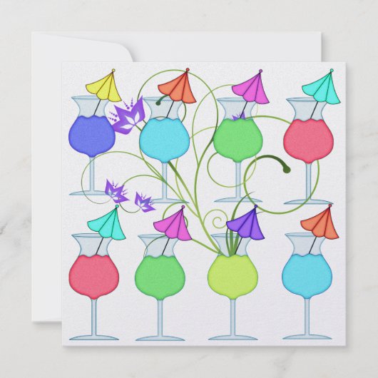 Cocktail PARTY - SRF Kaart (Voorkant)