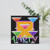 Cocktail PARTY - SRF Kaart (Staand voorkant)