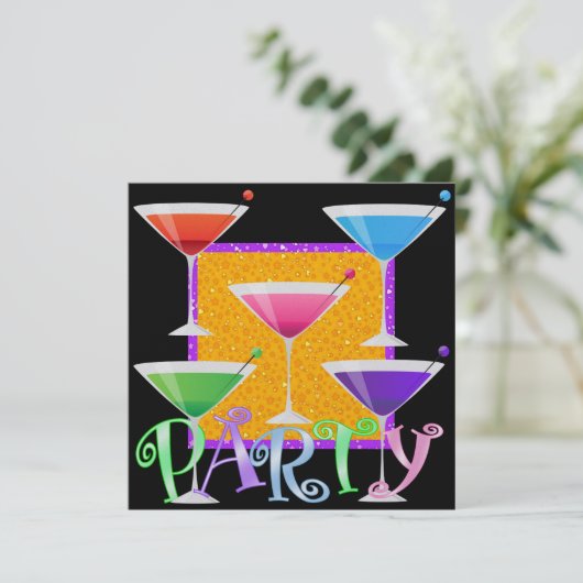 Cocktail PARTY - SRF Kaart (Staand voorkant)