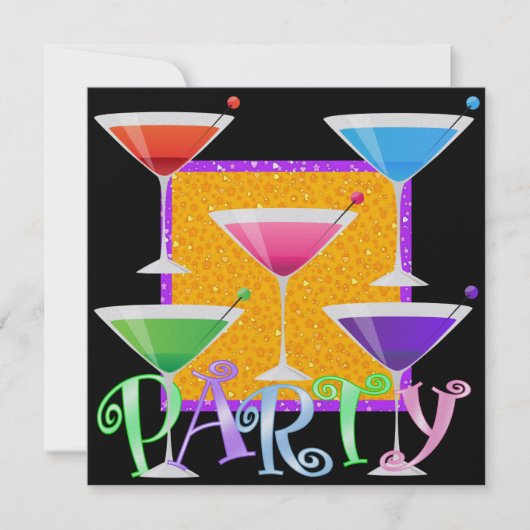 Cocktail PARTY - SRF Kaart (Voorkant)