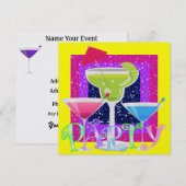 Cocktail PARTY - SRF Kaart (Voorkant / Achterkant)