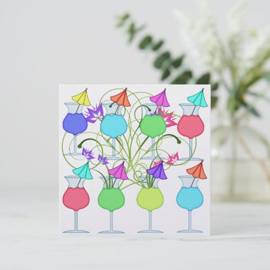 Cocktail PARTY - SRF Kaart (Staand voorkant)