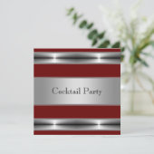 Cocktail Party staat voor 30ste verjaardagsfeest Kaart (Staand voorkant)