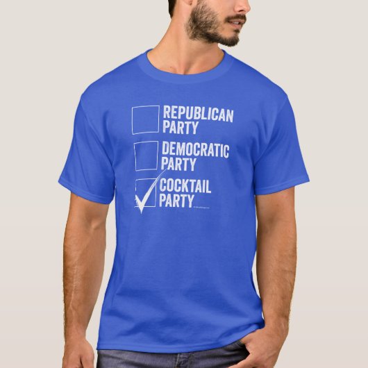 Cocktail Party T-shirt (Voorkant)