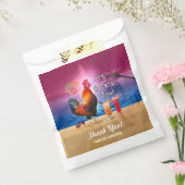 Cocktail Party Tropische Haan Grappig Zomer Strand Bedankzakje (Gezegeld)