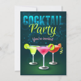 Cocktail Party Uitnodiging Kaarten