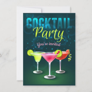 Cocktail Party Uitnodiging Kaarten