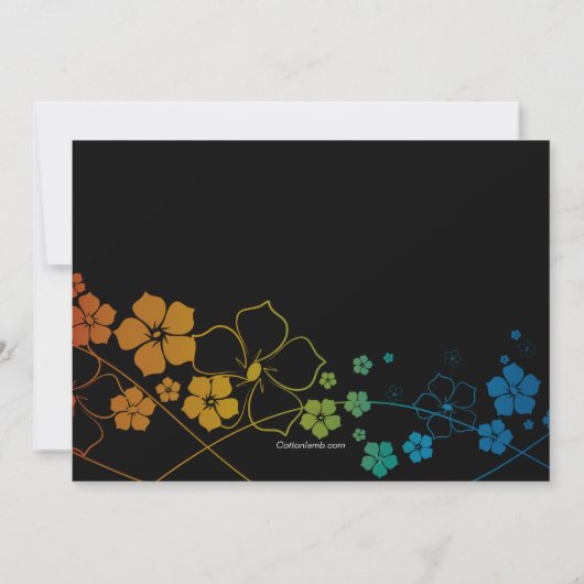 Cocktail Party uitnodigingen (Achterkant)