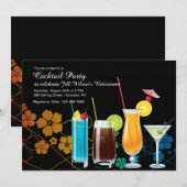 Cocktail Party uitnodigingen (Voorkant / Achterkant)