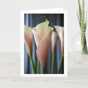 Cocktail Party White Calla Lily Wenskaarten Kaart