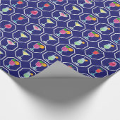 Cocktail Pattern Wrapping Paper Cadeaupapier (Hoek)
