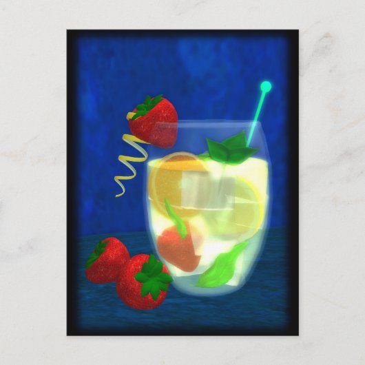 Cocktail: Pimm nr.1 Briefkaart (Voorkant)