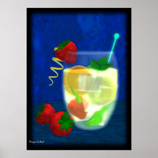 Cocktail: Pimm's No.1 Poster (Voorkant)