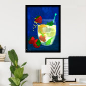 Cocktail: Pimm's No.1 Poster (Thuiskantoor)