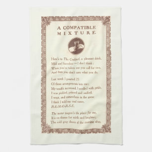 Cocktail Poetry Bar Handdoek