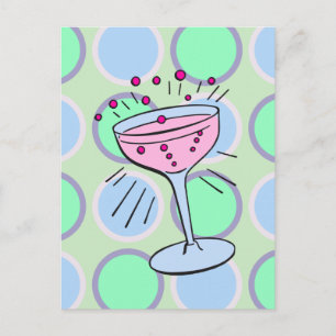 Cocktail Pop Art Briefkaart