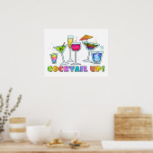 COCKTAIL. POSTERS en PRINTS VAN COCKTAIL GLASSEN (Keuken)
