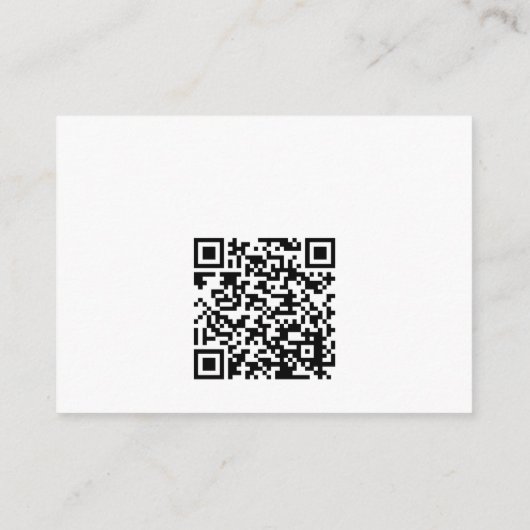 Cocktail QR Code Bridal Shower Registry Informatiekaartje (Achterkant)