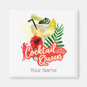 Cocktail Queen  Hen Bachelorette Party Magneet